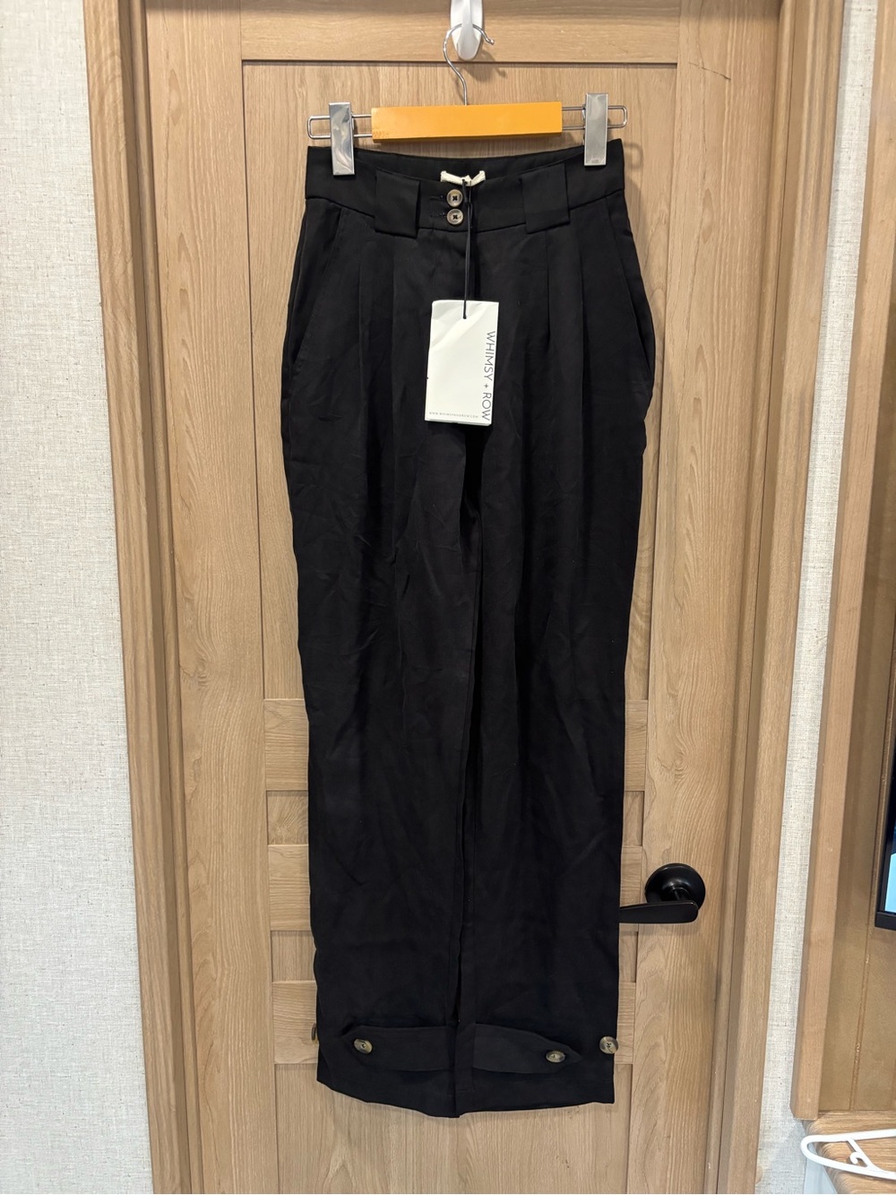 Whimsy + Row Leanna Pant Size 0 Pleated Business Casual NEW